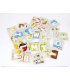 TY058 - Educational Wooden Puzzle Kids Early Learning Letters Alphabet 